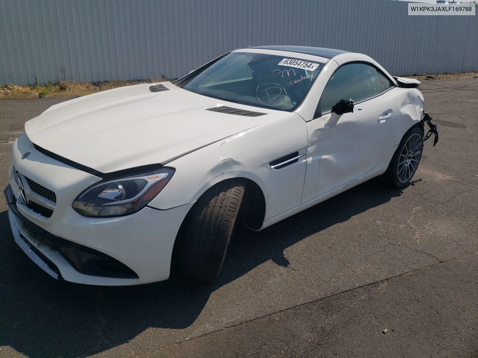 2020 Mercedes-Benz Slc 300 VIN: W1KPK3JAXLF169788 Lot: 63054754