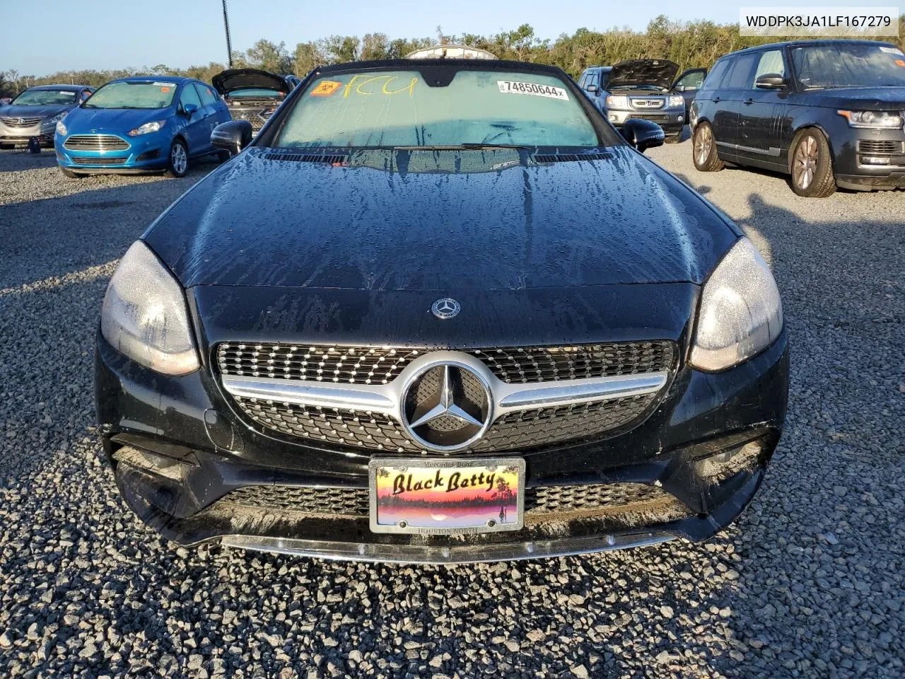 2020 Mercedes-Benz Slc 300 VIN: WDDPK3JA1LF167279 Lot: 74850644