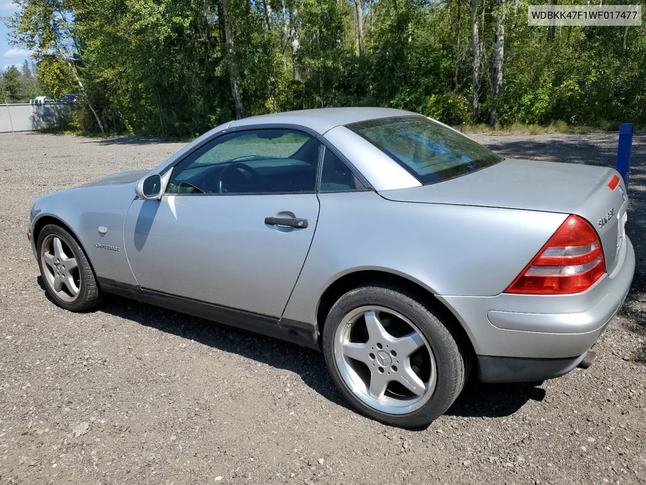 1998 Mercedes-Benz Slk 230 Kompressor VIN: WDBKK47F1WF017477 Lot: 70142844