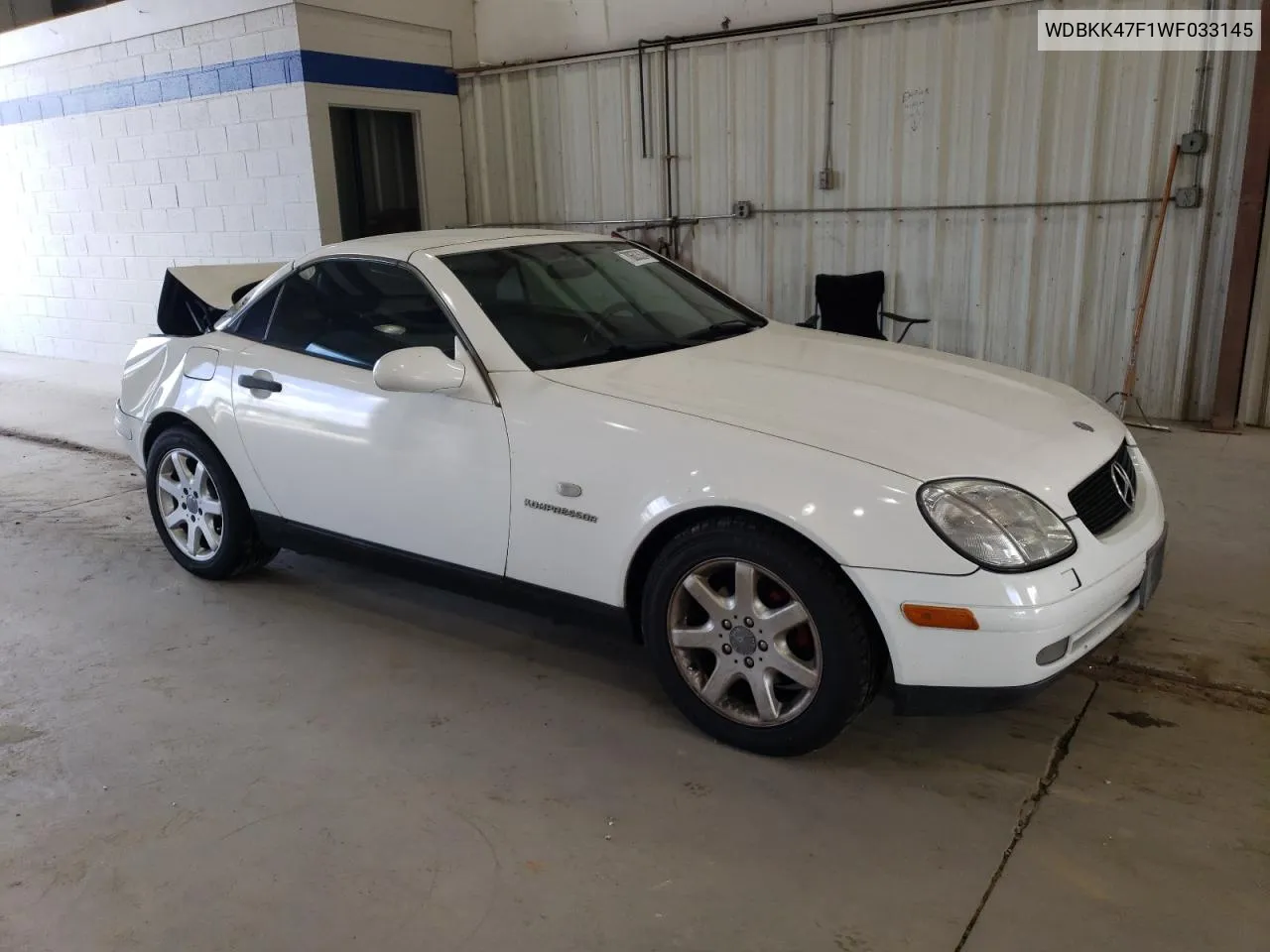 1998 Mercedes-Benz Slk 230 Kompressor VIN: WDBKK47F1WF033145 Lot: 70603624