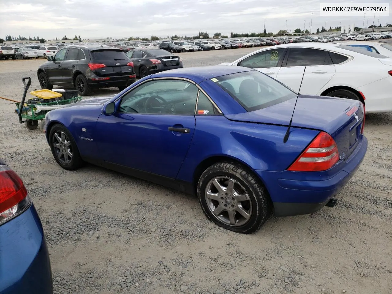 1998 Mercedes-Benz Slk 230 Kompressor VIN: WDBKK47F9WF079564 Lot: 71497654