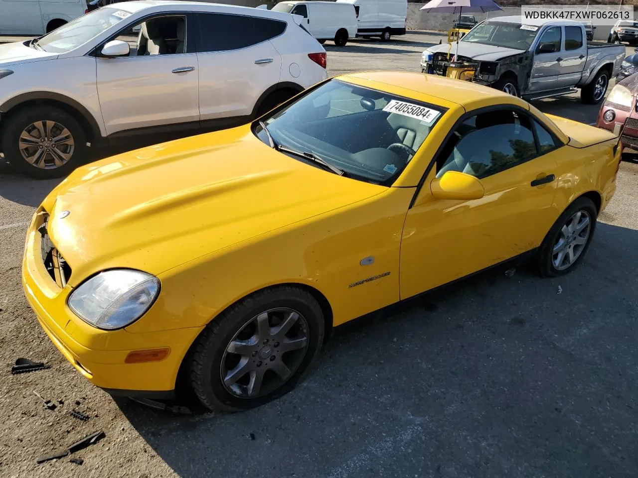 1998 Mercedes-Benz Slk 230 Kompressor VIN: WDBKK47FXWF062613 Lot: 74055084