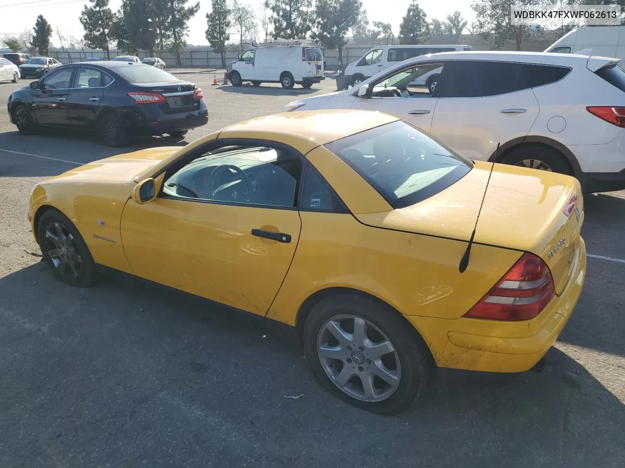 1998 Mercedes-Benz Slk 230 Kompressor VIN: WDBKK47FXWF062613 Lot: 74055084