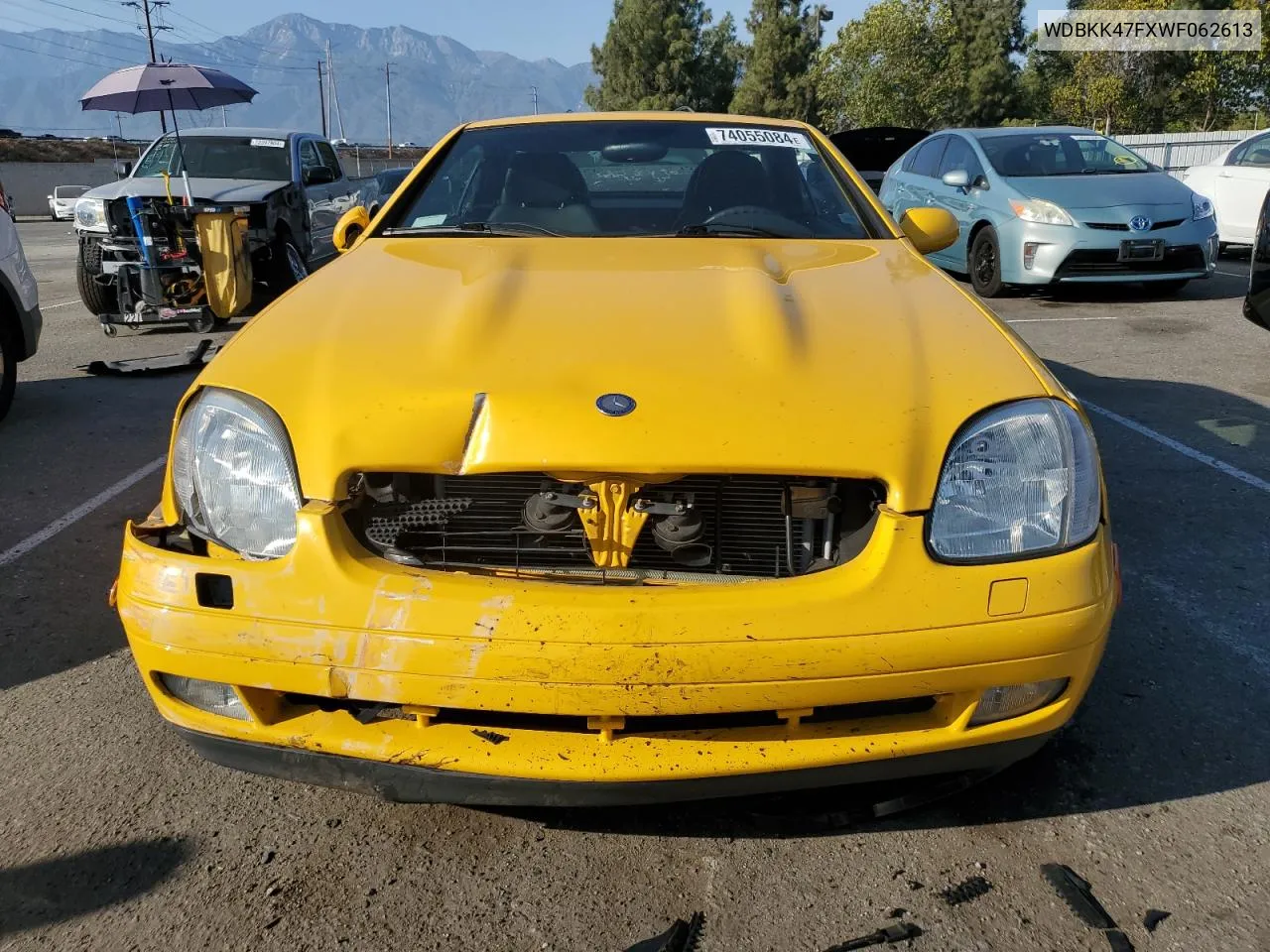 1998 Mercedes-Benz Slk 230 Kompressor VIN: WDBKK47FXWF062613 Lot: 74055084