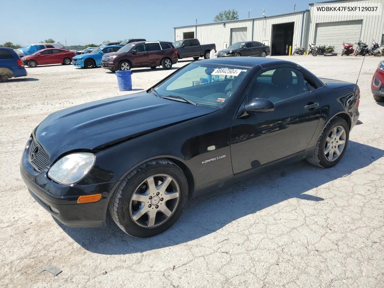 1999 Mercedes-Benz Slk 230 Kompressor VIN: WDBKK47F5XF129037 Lot: 68842504