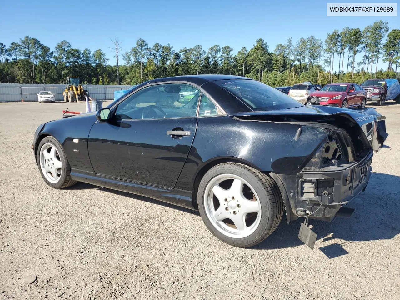 1999 Mercedes-Benz Slk 230 Kompressor VIN: WDBKK47F4XF129689 Lot: 75311624