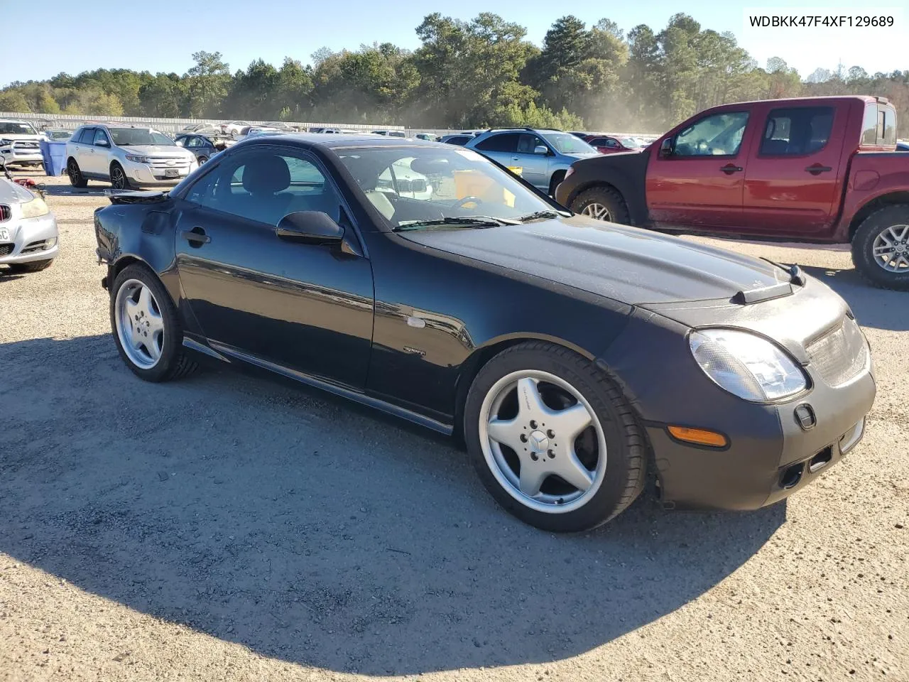 1999 Mercedes-Benz Slk 230 Kompressor VIN: WDBKK47F4XF129689 Lot: 75311624