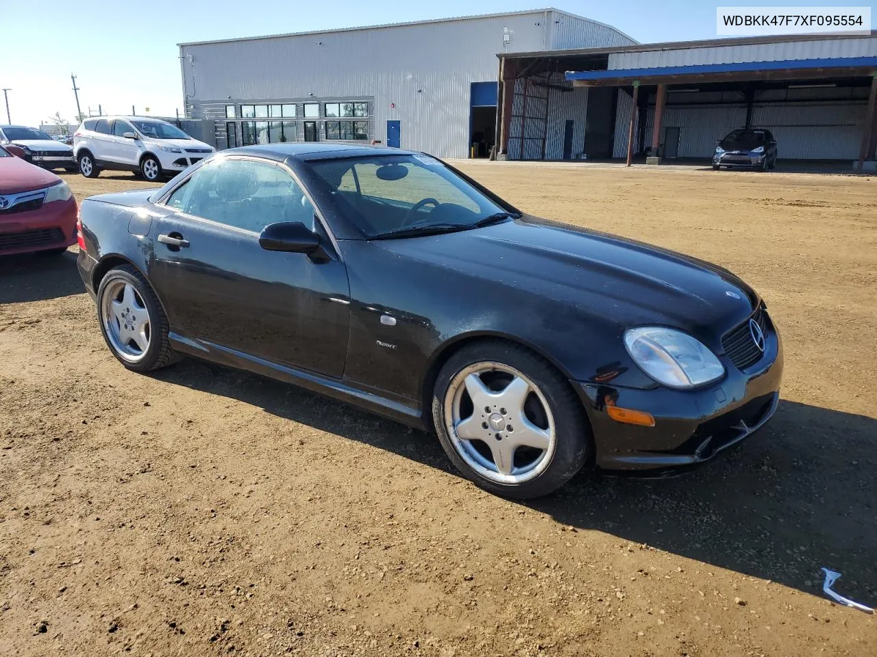 1999 Mercedes-Benz Slk 230 Kompressor VIN: WDBKK47F7XF095554 Lot: 81004784