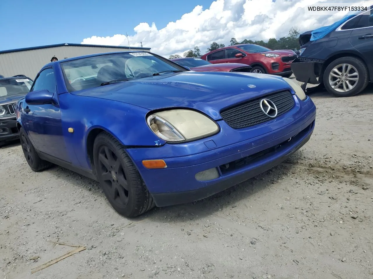 2000 Mercedes-Benz Slk 230 Kompressor VIN: WDBKK47F8YF153334 Lot: 67643894