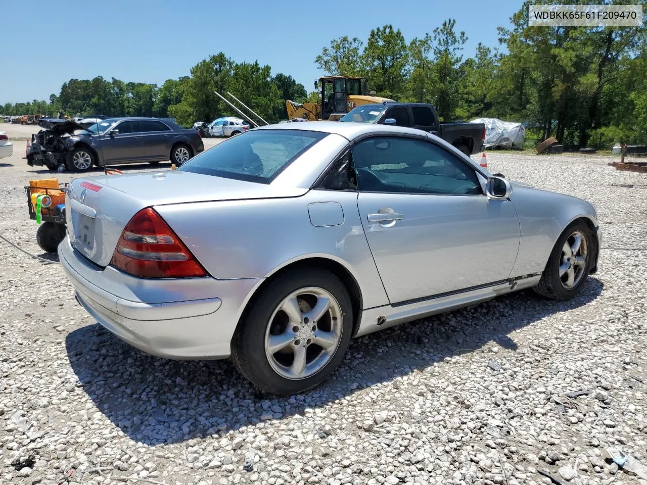 2001 Mercedes-Benz Slk 320 VIN: WDBKK65F61F209470 Lot: 54976364