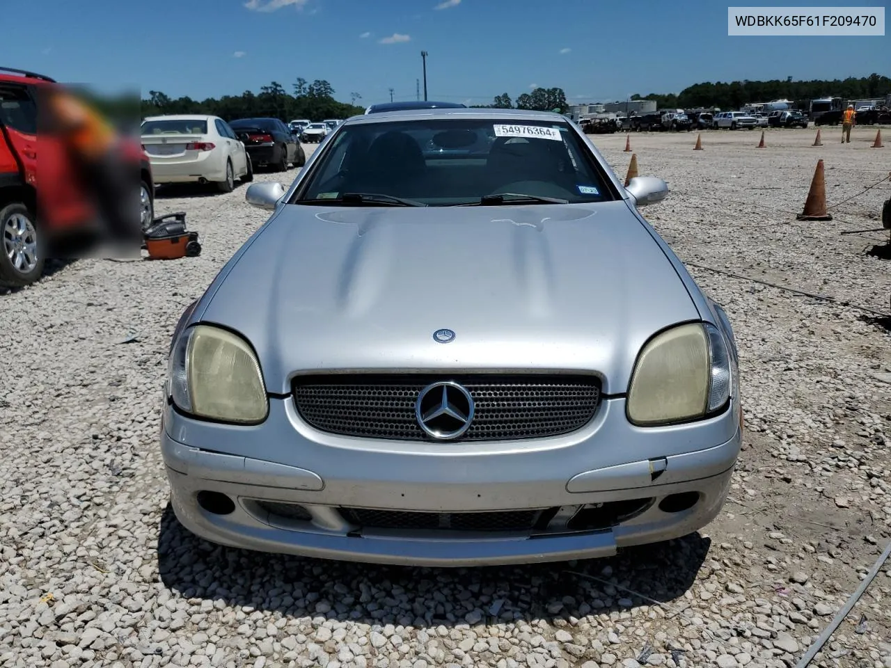 2001 Mercedes-Benz Slk 320 VIN: WDBKK65F61F209470 Lot: 54976364