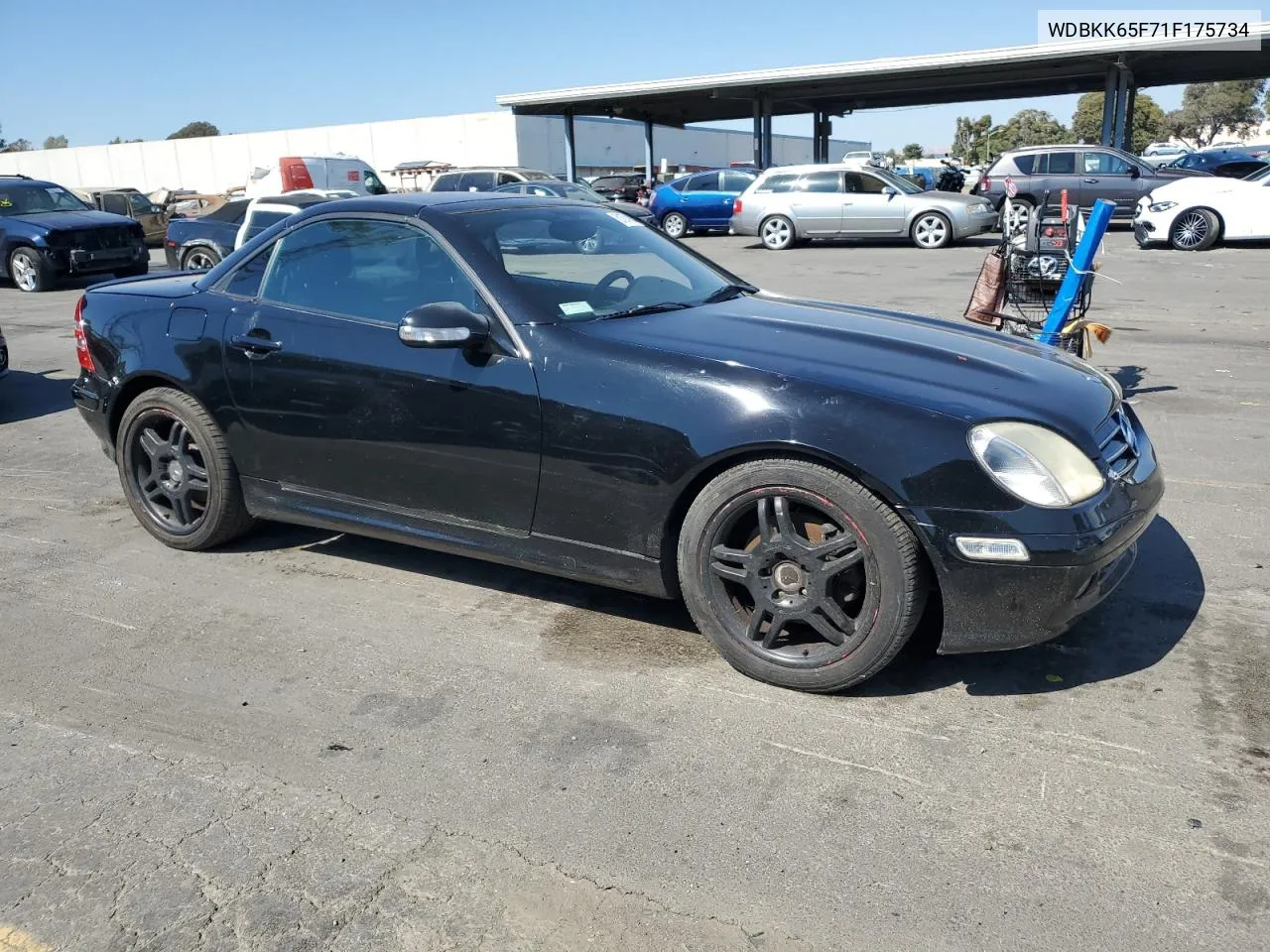 2001 Mercedes-Benz Slk 320 VIN: WDBKK65F71F175734 Lot: 61874984