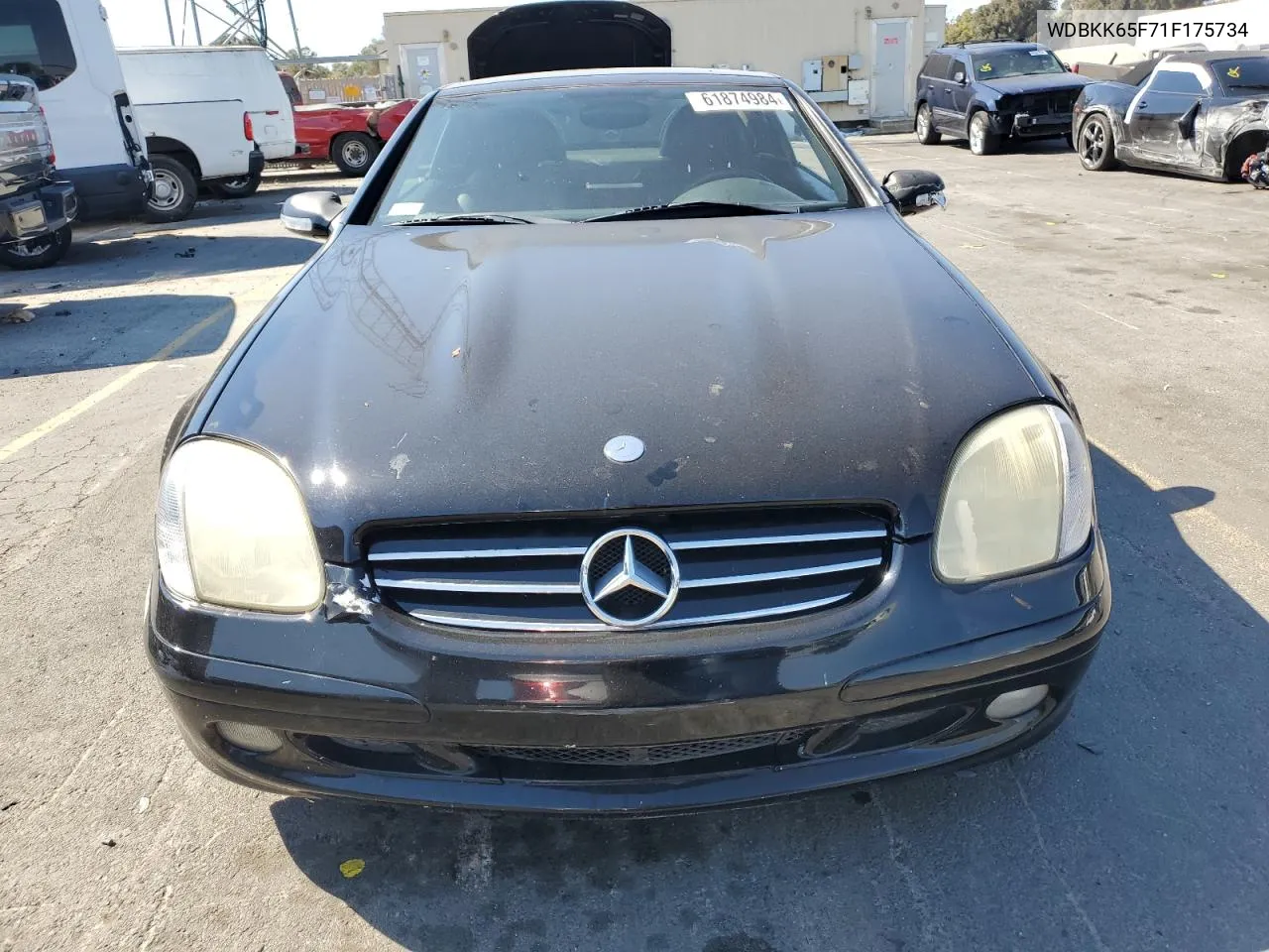 2001 Mercedes-Benz Slk 320 VIN: WDBKK65F71F175734 Lot: 61874984