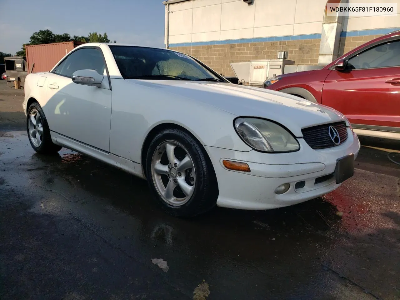 2001 Mercedes-Benz Slk 320 VIN: WDBKK65F81F180960 Lot: 68285434