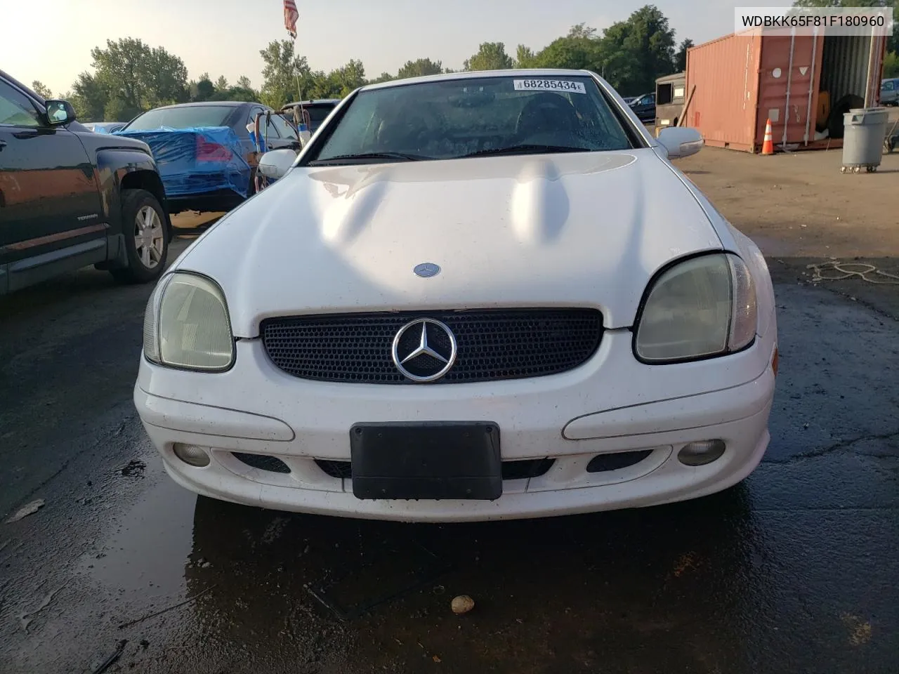 2001 Mercedes-Benz Slk 320 VIN: WDBKK65F81F180960 Lot: 68285434