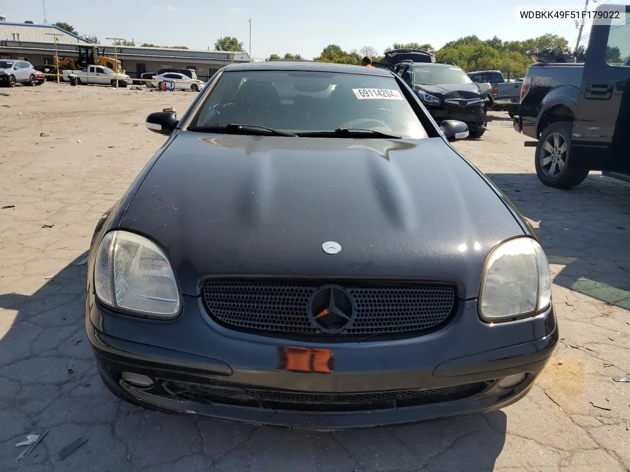 2001 Mercedes-Benz Slk 230 Kompressor VIN: WDBKK49F51F179022 Lot: 69114204