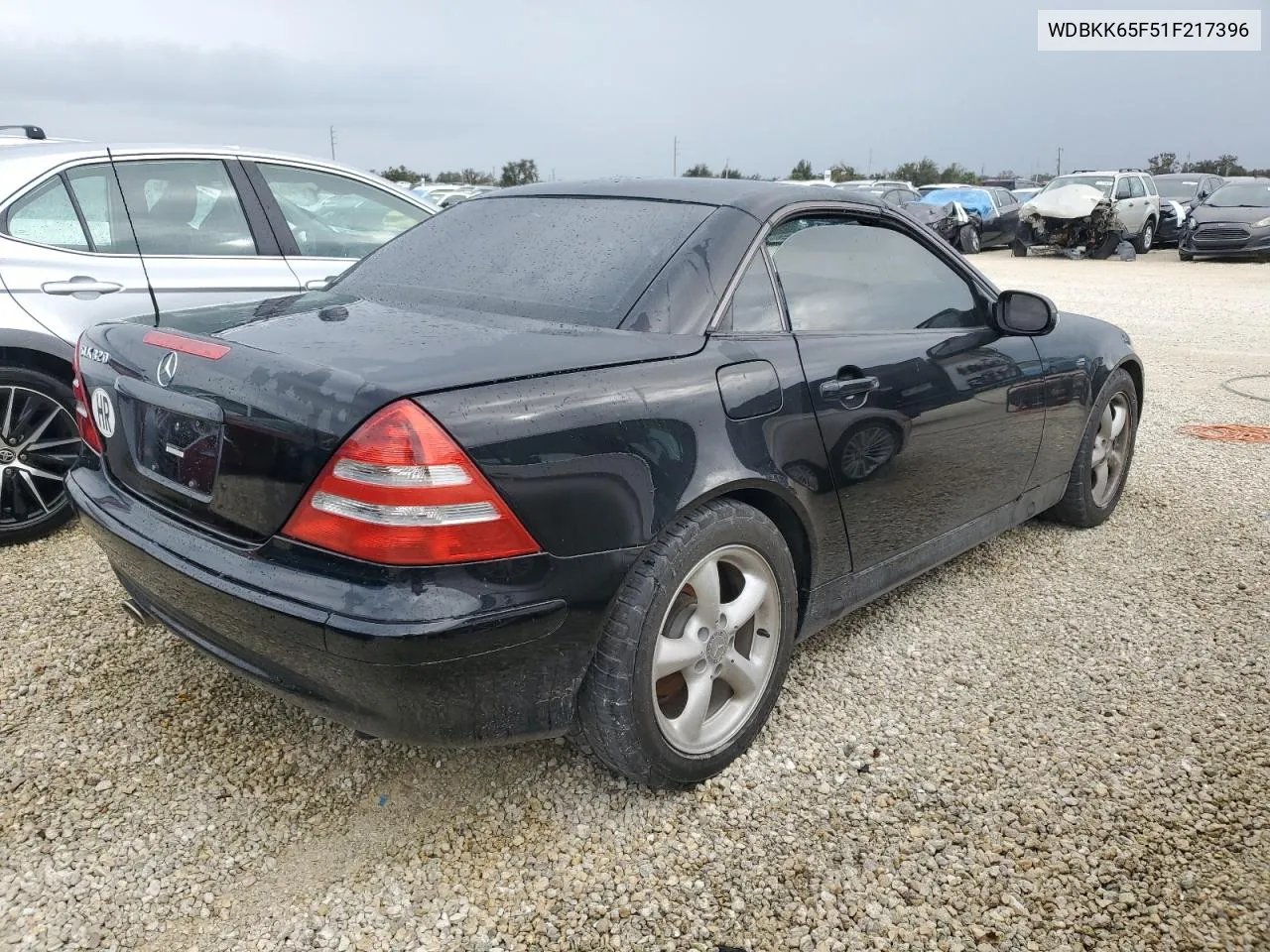 2001 Mercedes-Benz Slk 320 VIN: WDBKK65F51F217396 Lot: 74339214