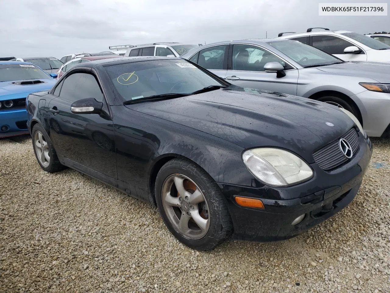 2001 Mercedes-Benz Slk 320 VIN: WDBKK65F51F217396 Lot: 74339214