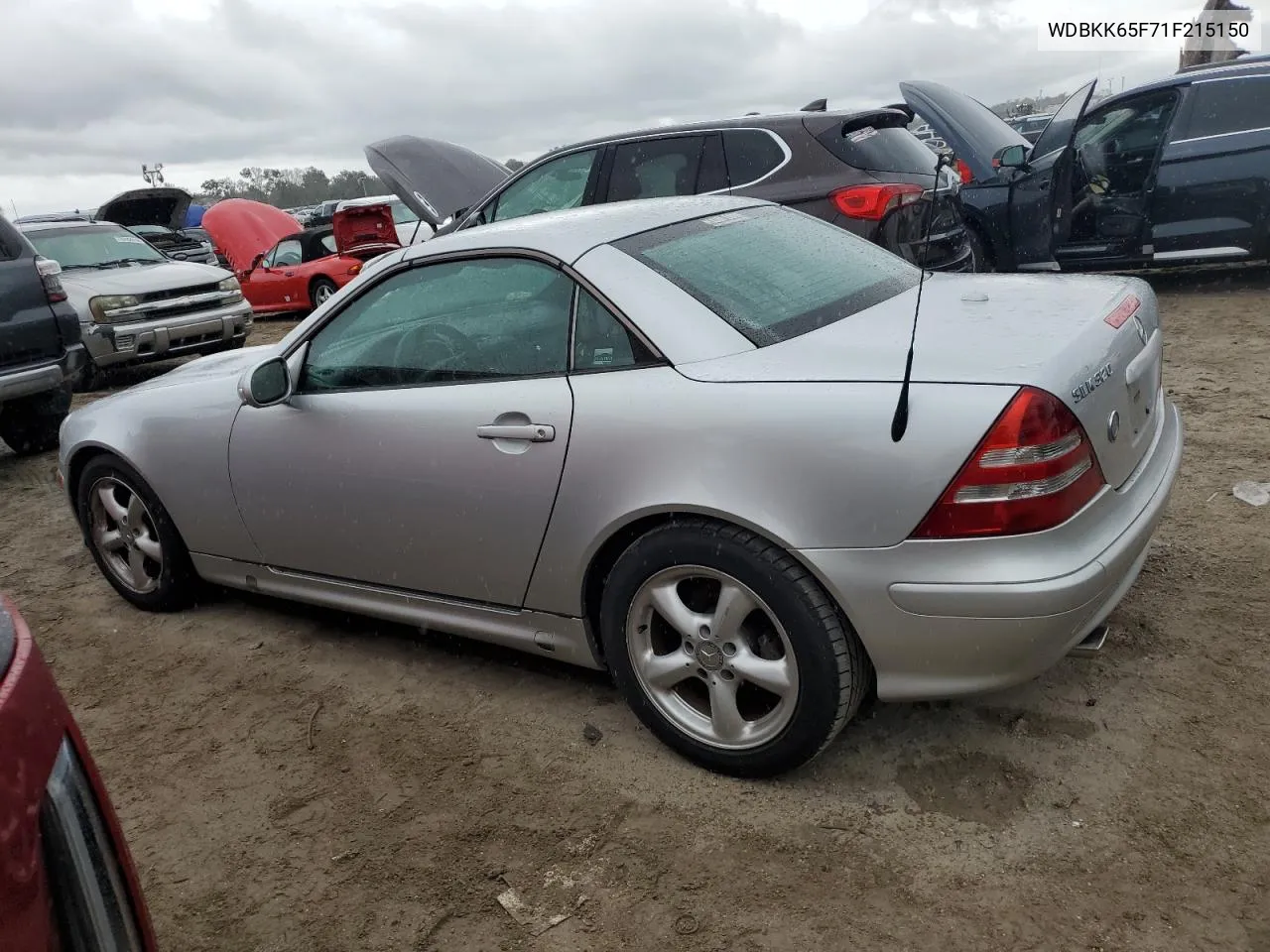 2001 Mercedes-Benz Slk 320 VIN: WDBKK65F71F215150 Lot: 74977864