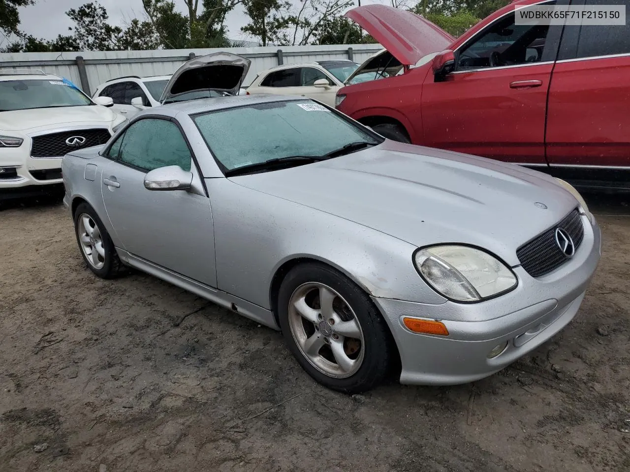 2001 Mercedes-Benz Slk 320 VIN: WDBKK65F71F215150 Lot: 74977864