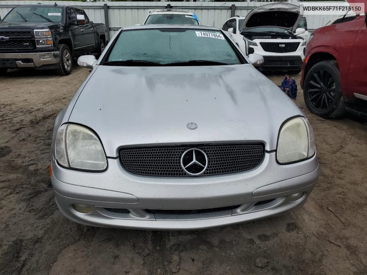 2001 Mercedes-Benz Slk 320 VIN: WDBKK65F71F215150 Lot: 74977864