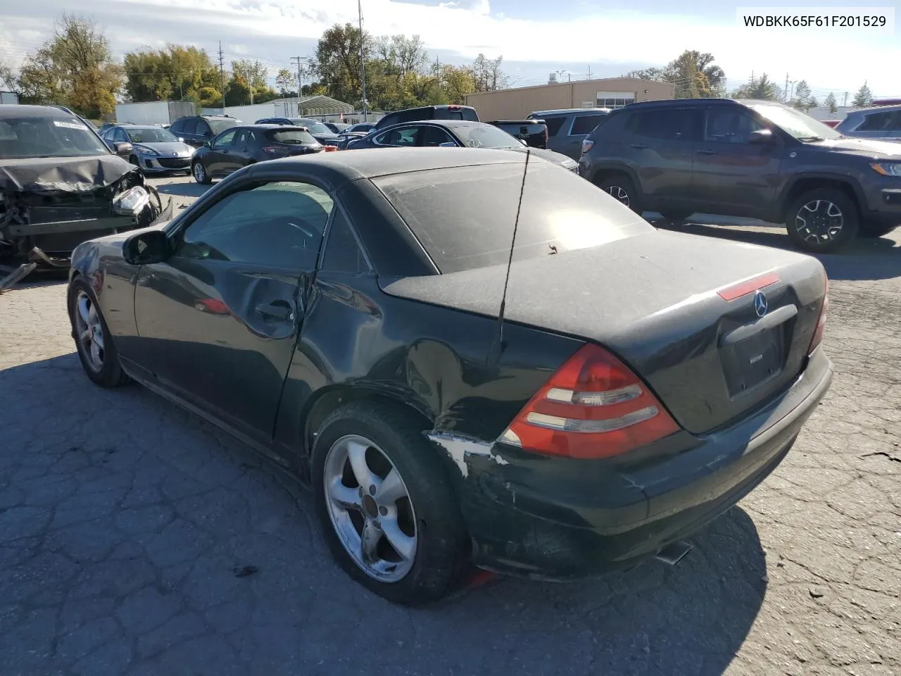 2001 Mercedes-Benz Slk 320 VIN: WDBKK65F61F201529 Lot: 77143924