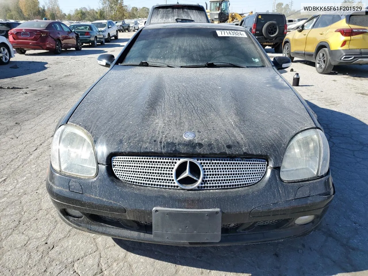 2001 Mercedes-Benz Slk 320 VIN: WDBKK65F61F201529 Lot: 77143924