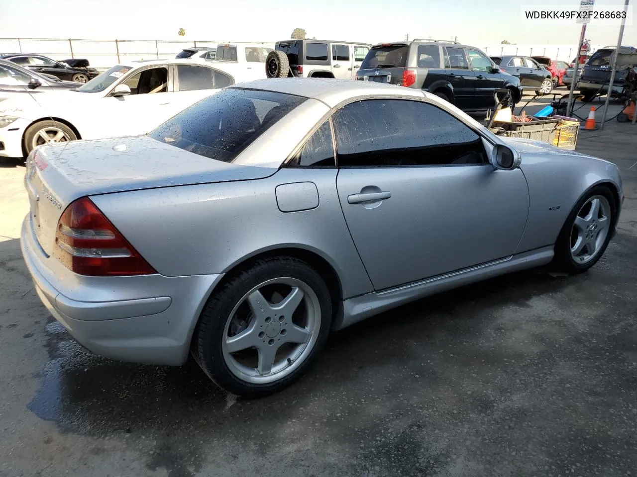 2002 Mercedes-Benz Slk 230 Kompressor VIN: WDBKK49FX2F268683 Lot: 68705174