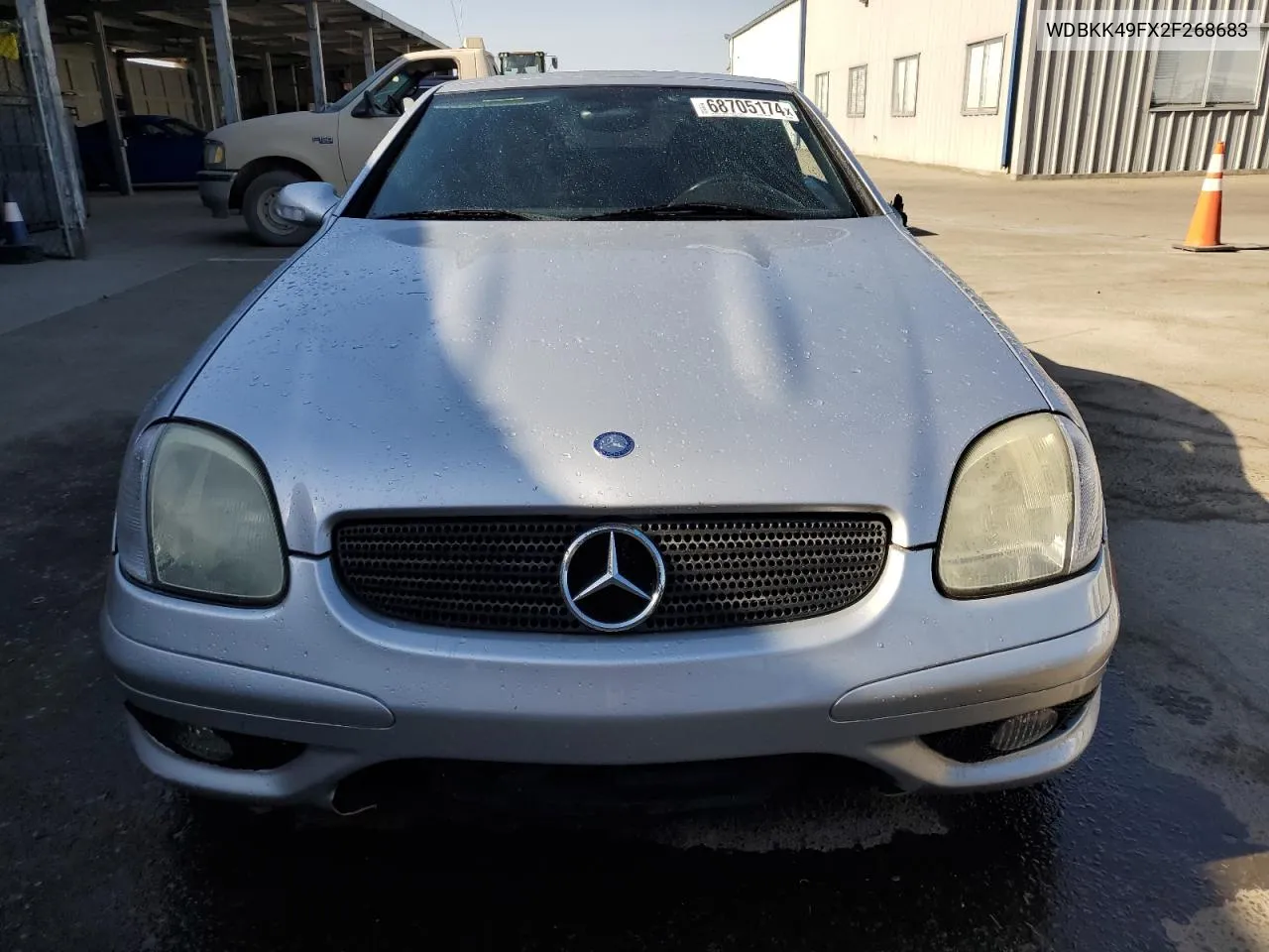 2002 Mercedes-Benz Slk 230 Kompressor VIN: WDBKK49FX2F268683 Lot: 68705174