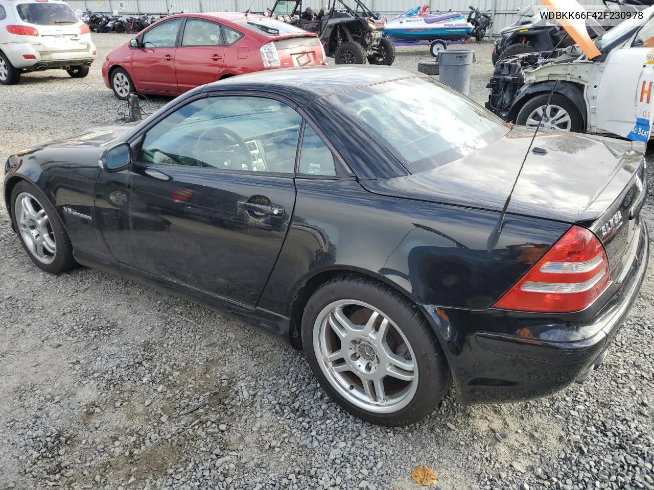 2002 Mercedes-Benz Slk 32 Amg Kompressor VIN: WDBKK66F42F230978 Lot: 71451144