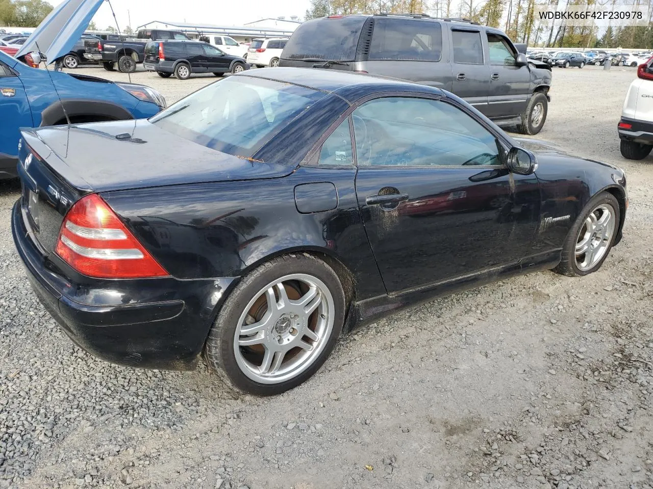 2002 Mercedes-Benz Slk 32 Amg Kompressor VIN: WDBKK66F42F230978 Lot: 71451144