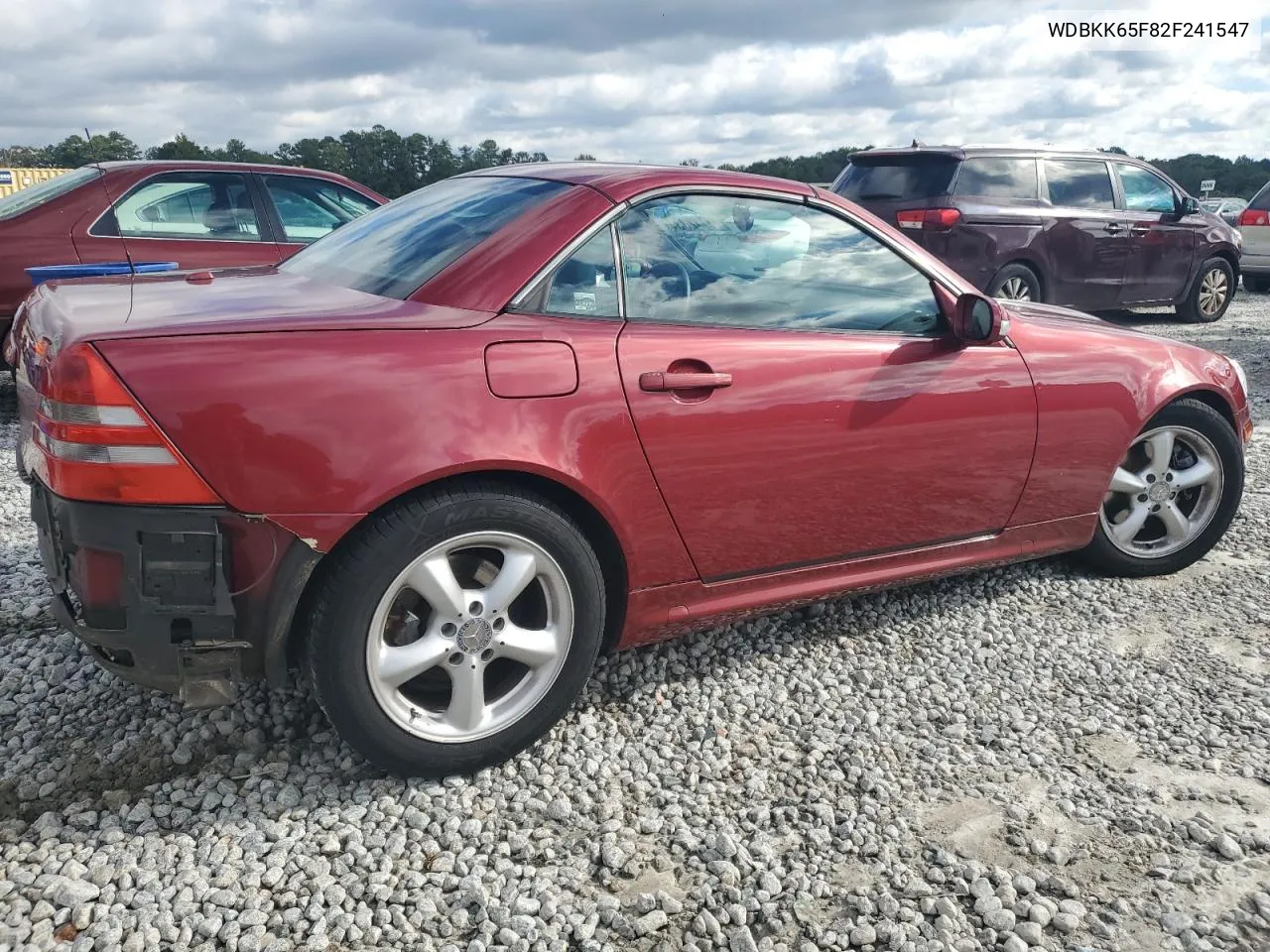 2002 Mercedes-Benz Slk 320 VIN: WDBKK65F82F241547 Lot: 73712834