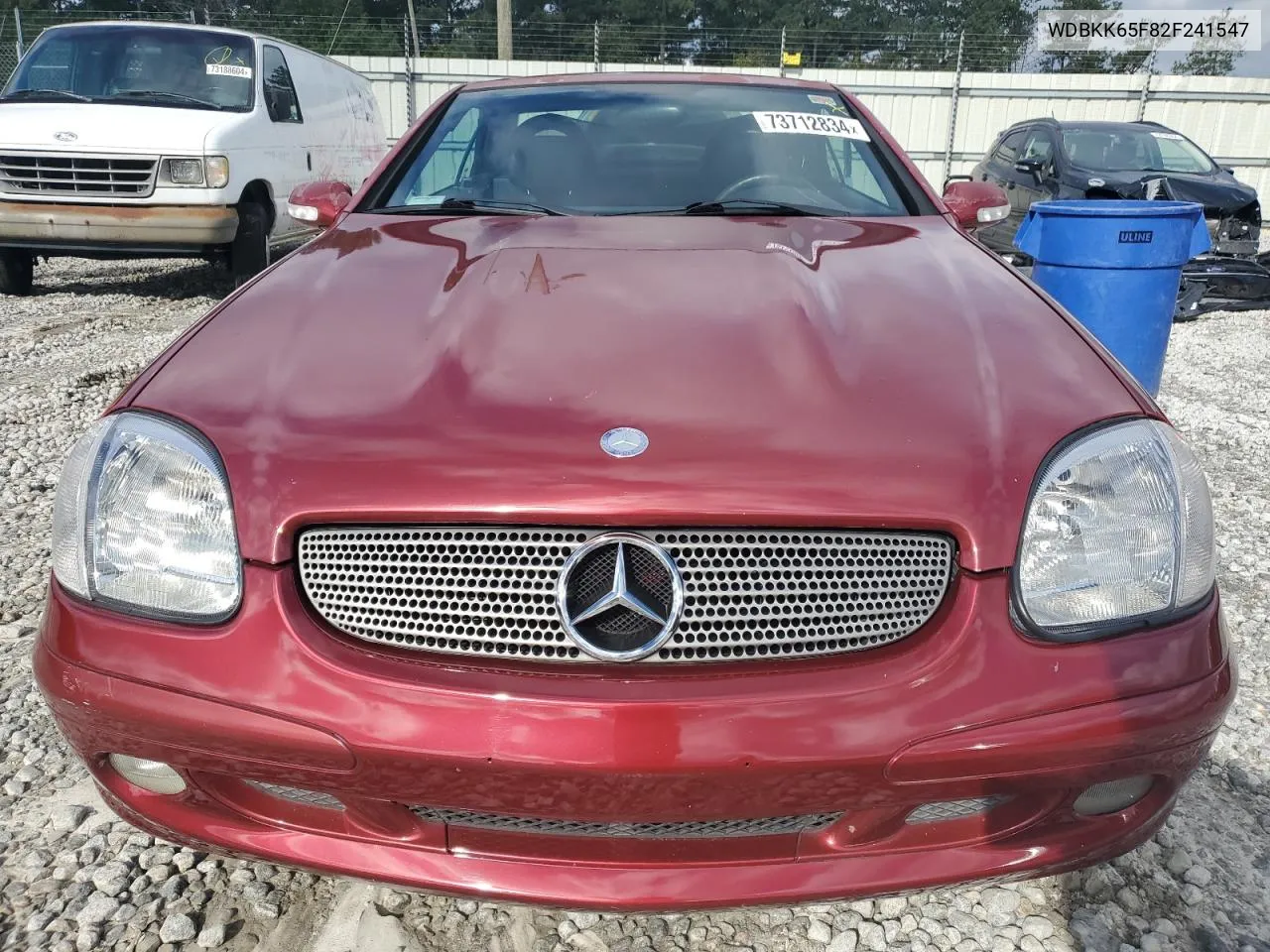 2002 Mercedes-Benz Slk 320 VIN: WDBKK65F82F241547 Lot: 73712834