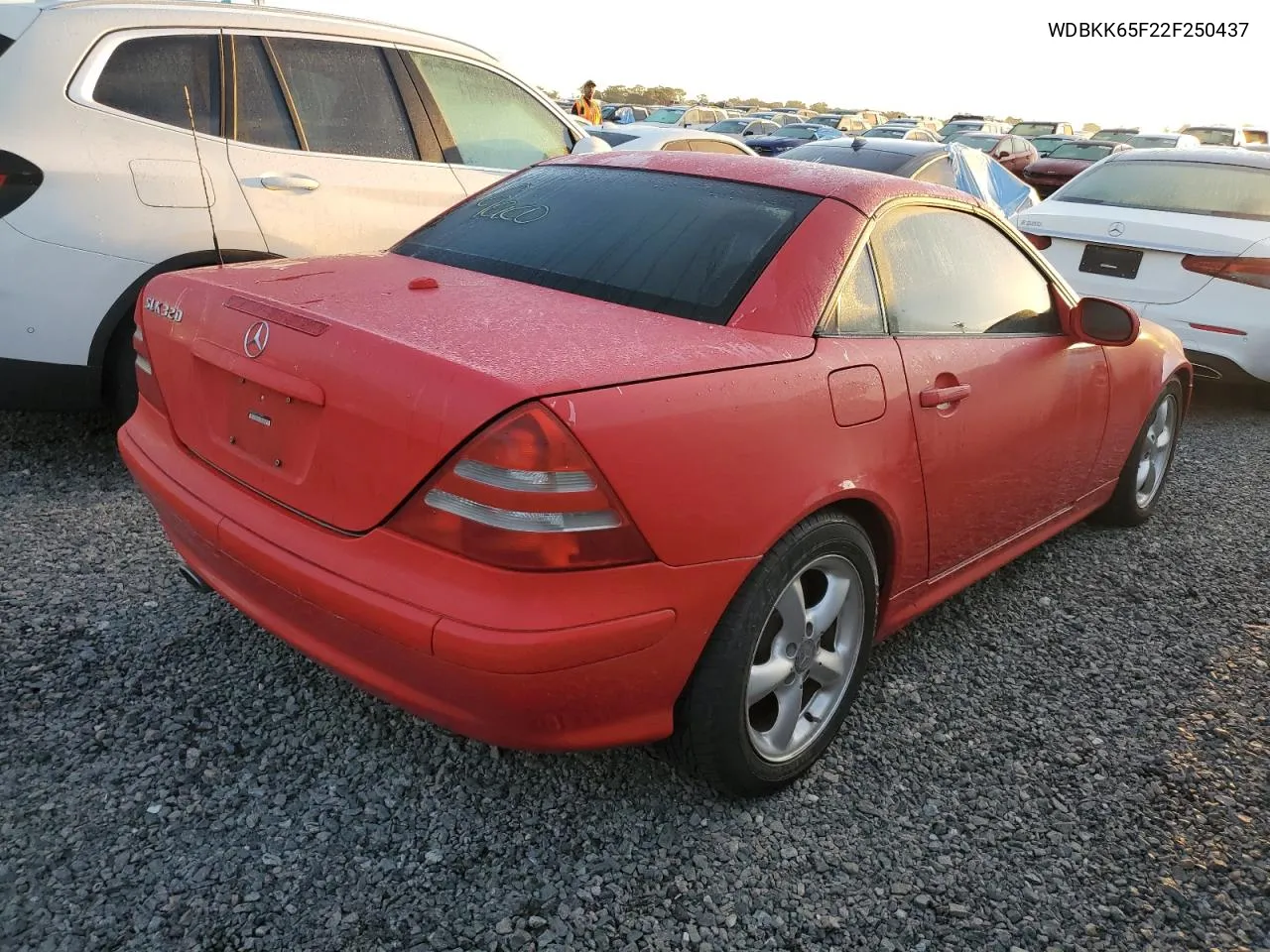 2002 Mercedes-Benz Slk 320 VIN: WDBKK65F22F250437 Lot: 73924324