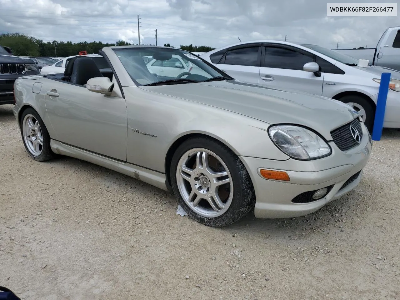 2002 Mercedes-Benz Slk 32 Amg Kompressor VIN: WDBKK66F82F266477 Lot: 74134254