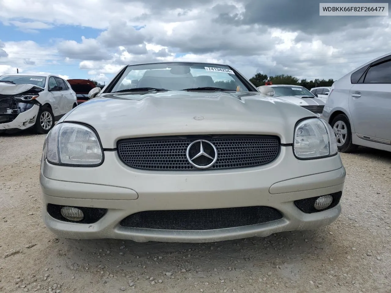 2002 Mercedes-Benz Slk 32 Amg Kompressor VIN: WDBKK66F82F266477 Lot: 74134254