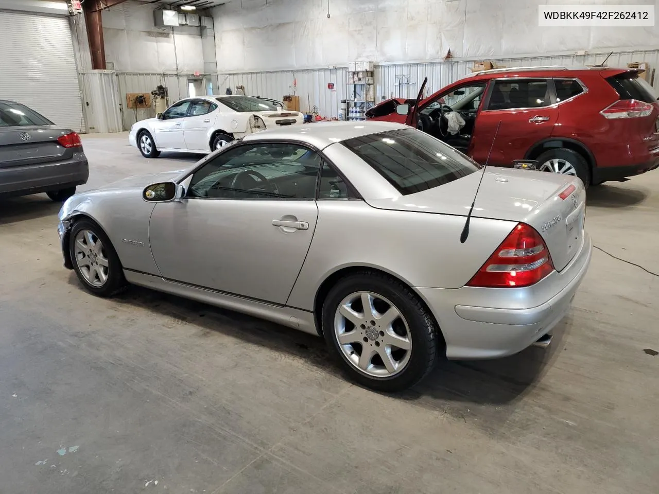 2002 Mercedes-Benz Slk 230 Kompressor VIN: WDBKK49F42F262412 Lot: 74314334