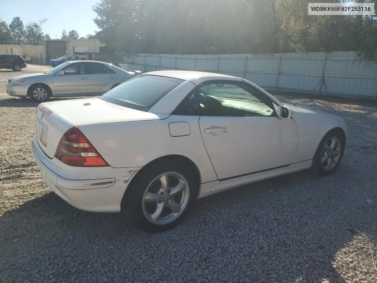 2002 Mercedes-Benz Slk 320 VIN: WDBKK65F82F253116 Lot: 77807204