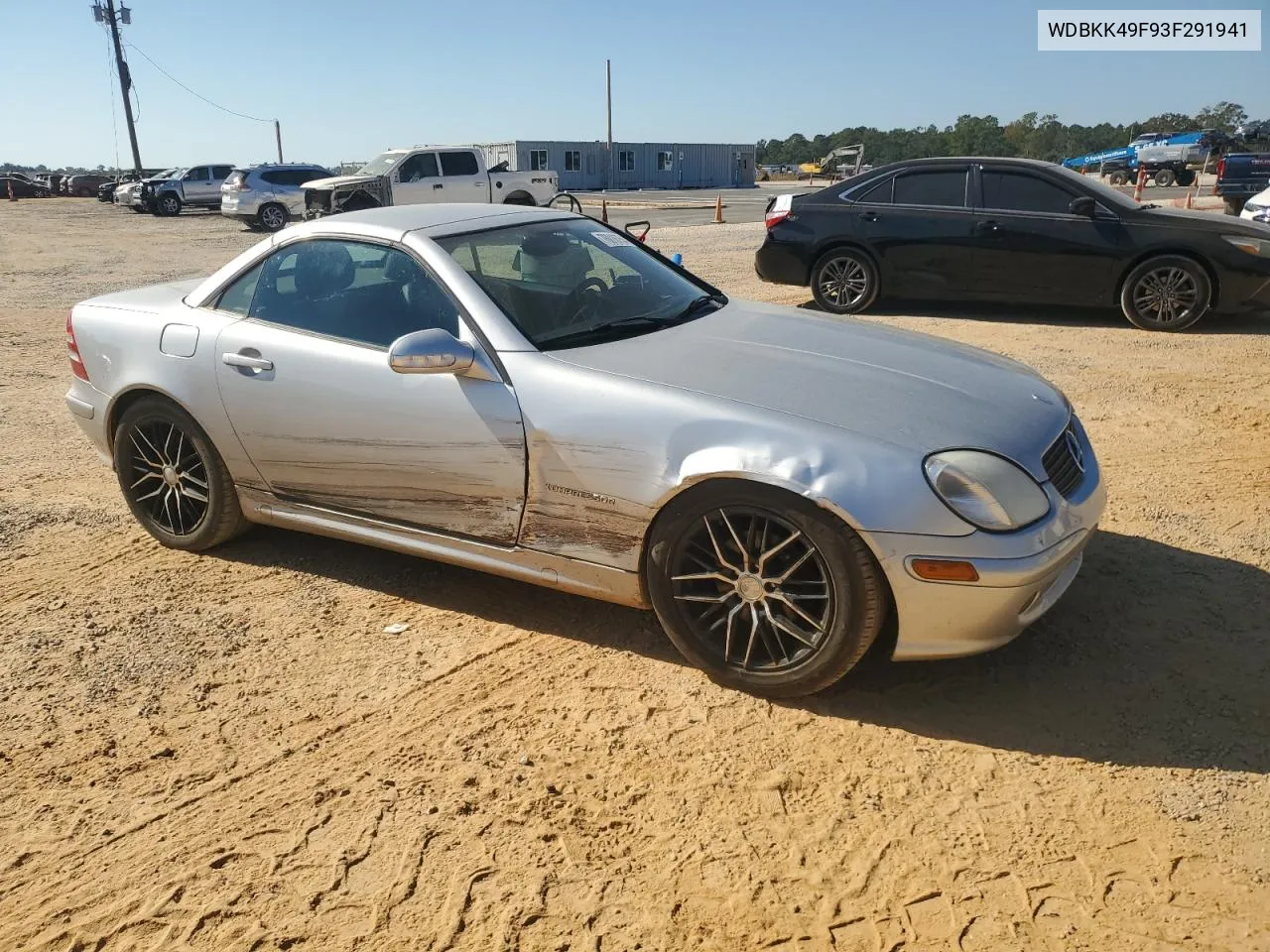 2003 Mercedes-Benz Slk 230 Kompressor VIN: WDBKK49F93F291941 Lot: 76016754