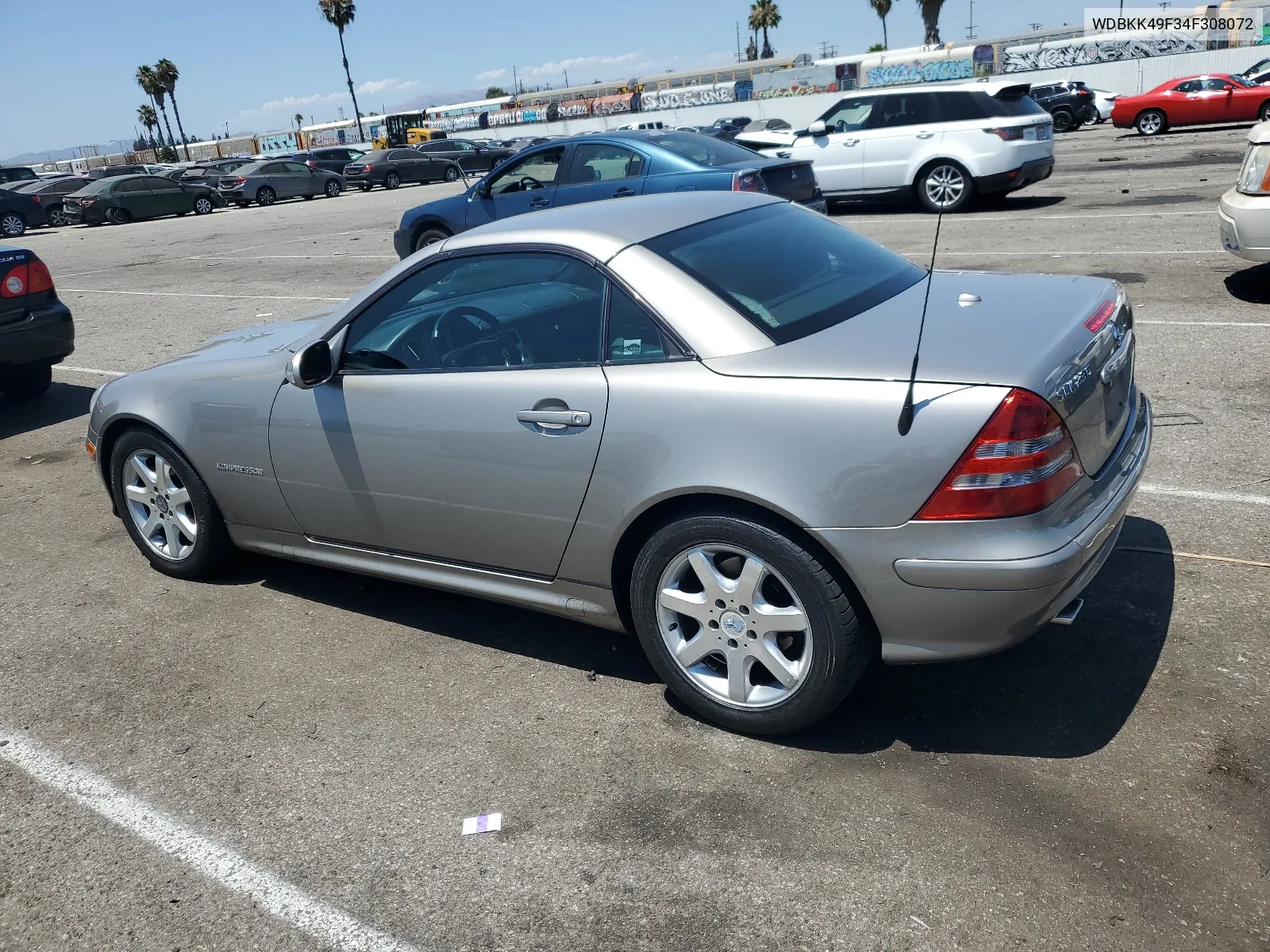 2004 Mercedes-Benz Slk 230 Kompressor VIN: WDBKK49F34F308072 Lot: 65038624