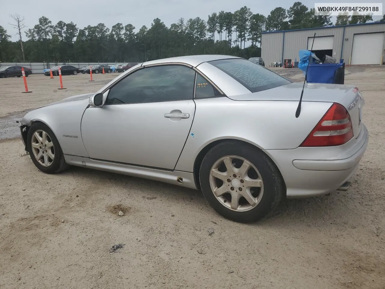 2004 Mercedes-Benz Slk 230 Kompressor VIN: WDBKK49F84F299188 Lot: 70967794