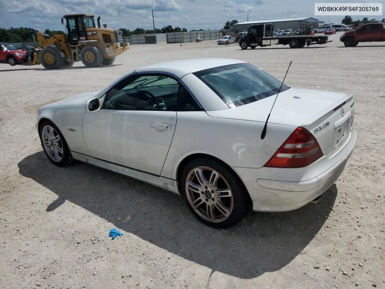 2004 Mercedes-Benz Slk 230 Kompressor VIN: WDBKK49F54F305769 Lot: 73852484