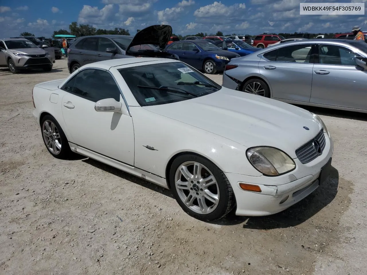 2004 Mercedes-Benz Slk 230 Kompressor VIN: WDBKK49F54F305769 Lot: 73852484