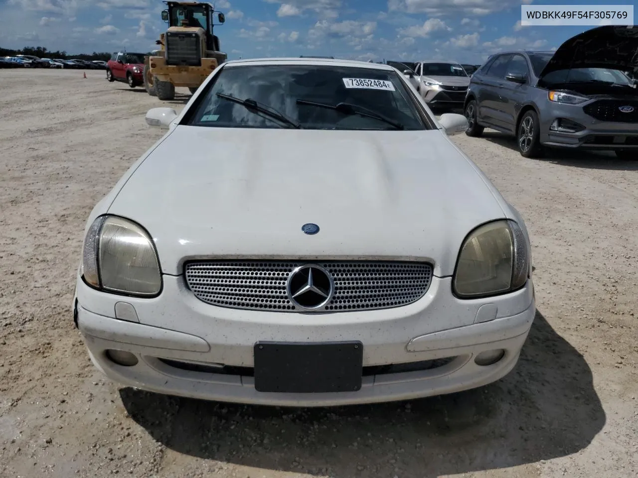 2004 Mercedes-Benz Slk 230 Kompressor VIN: WDBKK49F54F305769 Lot: 73852484