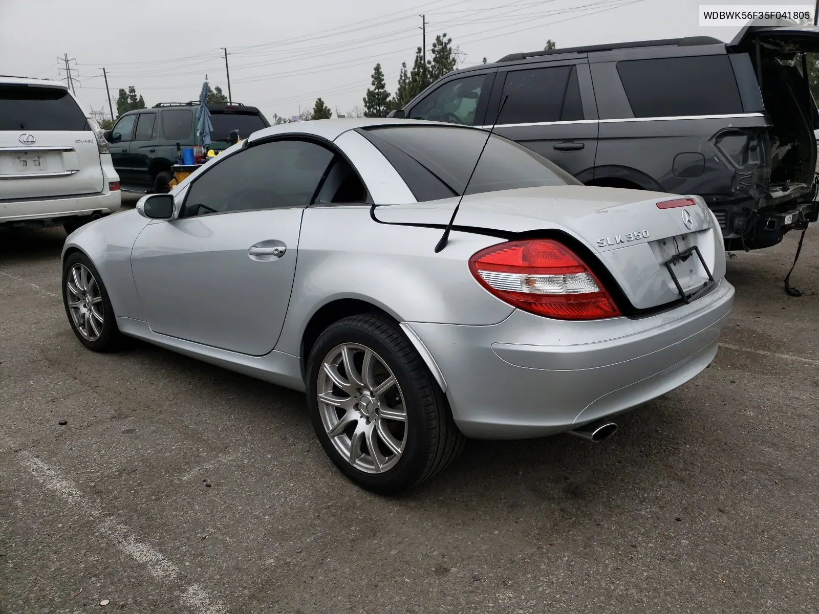 2005 Mercedes-Benz Slk 350 VIN: WDBWK56F35F041805 Lot: 54439564