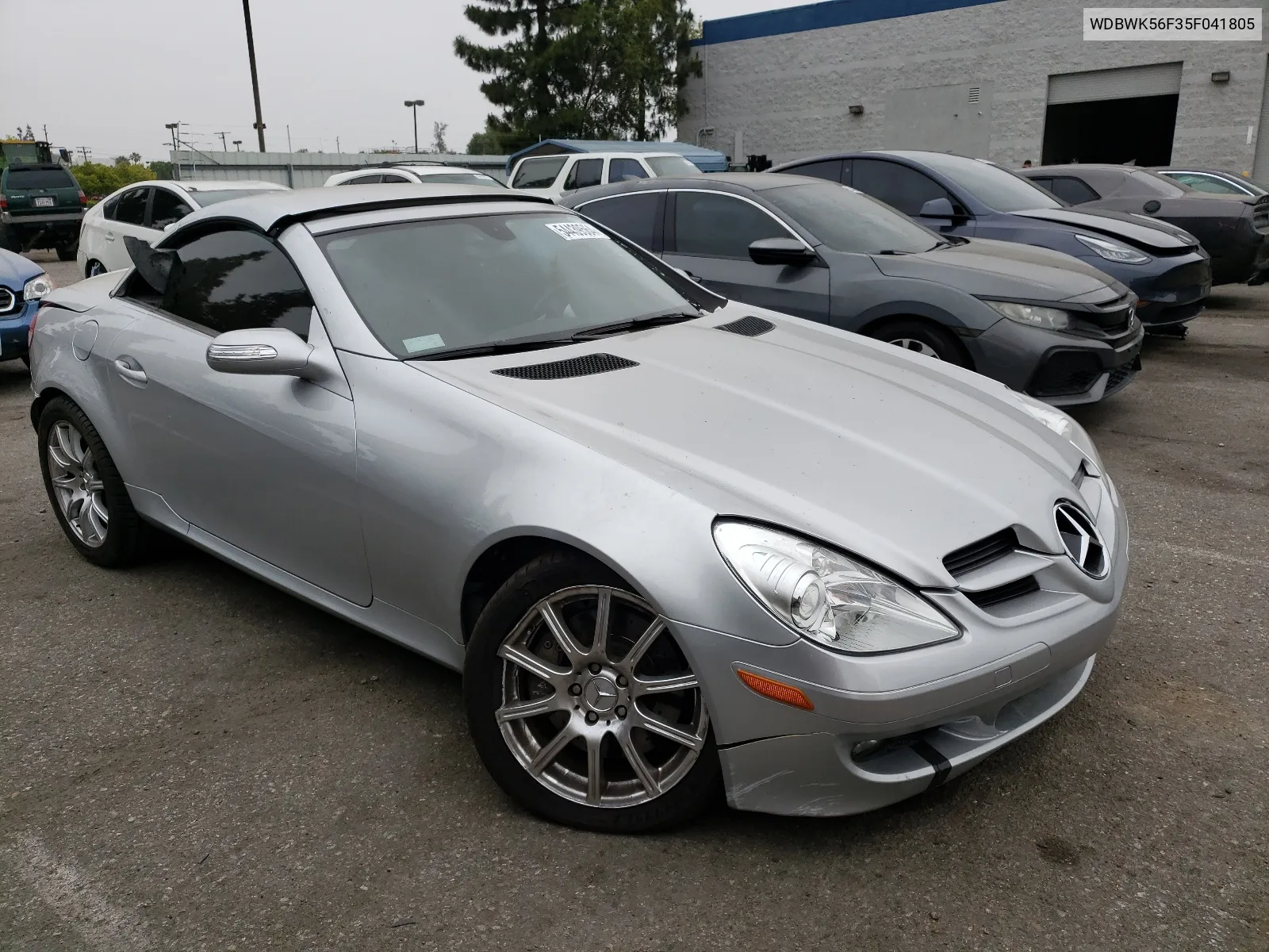 2005 Mercedes-Benz Slk 350 VIN: WDBWK56F35F041805 Lot: 54439564