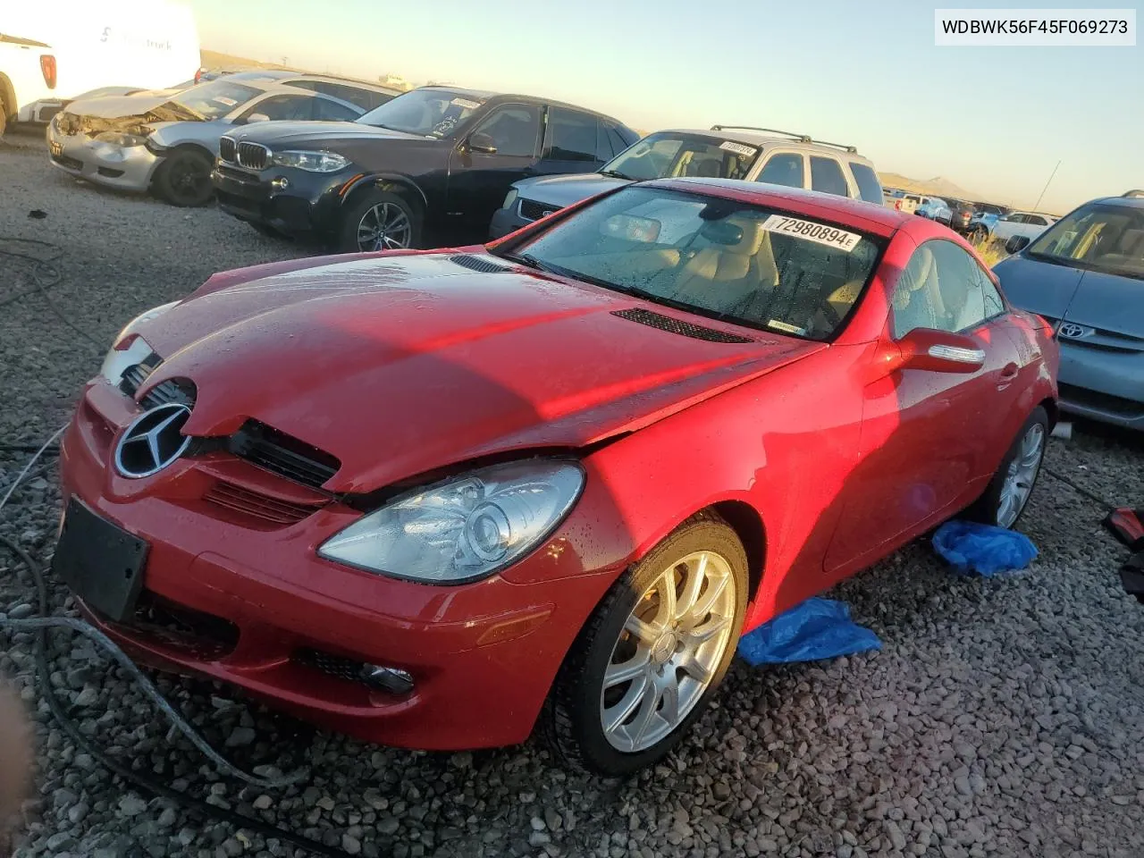 2005 Mercedes-Benz Slk 350 VIN: WDBWK56F45F069273 Lot: 72980894