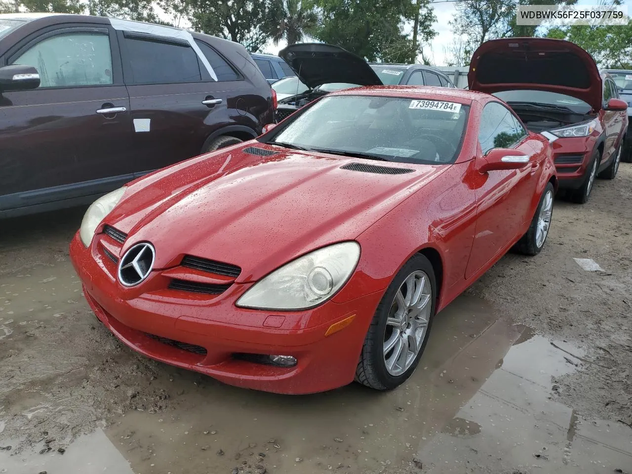 2005 Mercedes-Benz Slk 350 VIN: WDBWK56F25F037759 Lot: 73994784