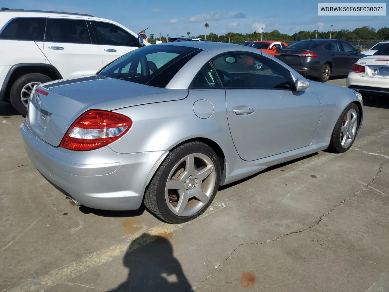 2005 Mercedes-Benz Slk 350 VIN: WDBWK56F65F030071 Lot: 74048934