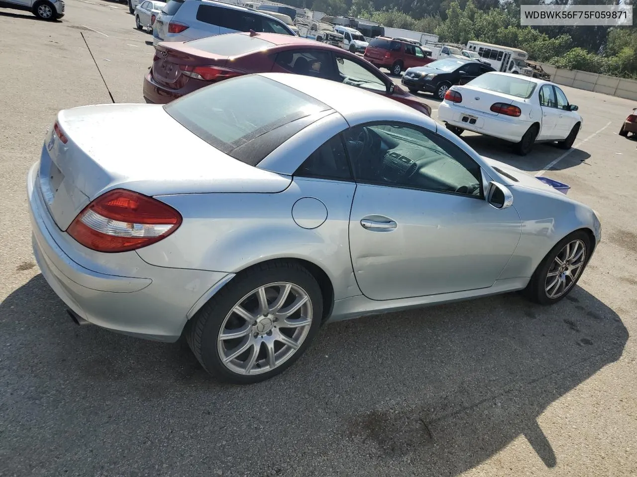 2005 Mercedes-Benz Slk 350 VIN: WDBWK56F75F059871 Lot: 74153334